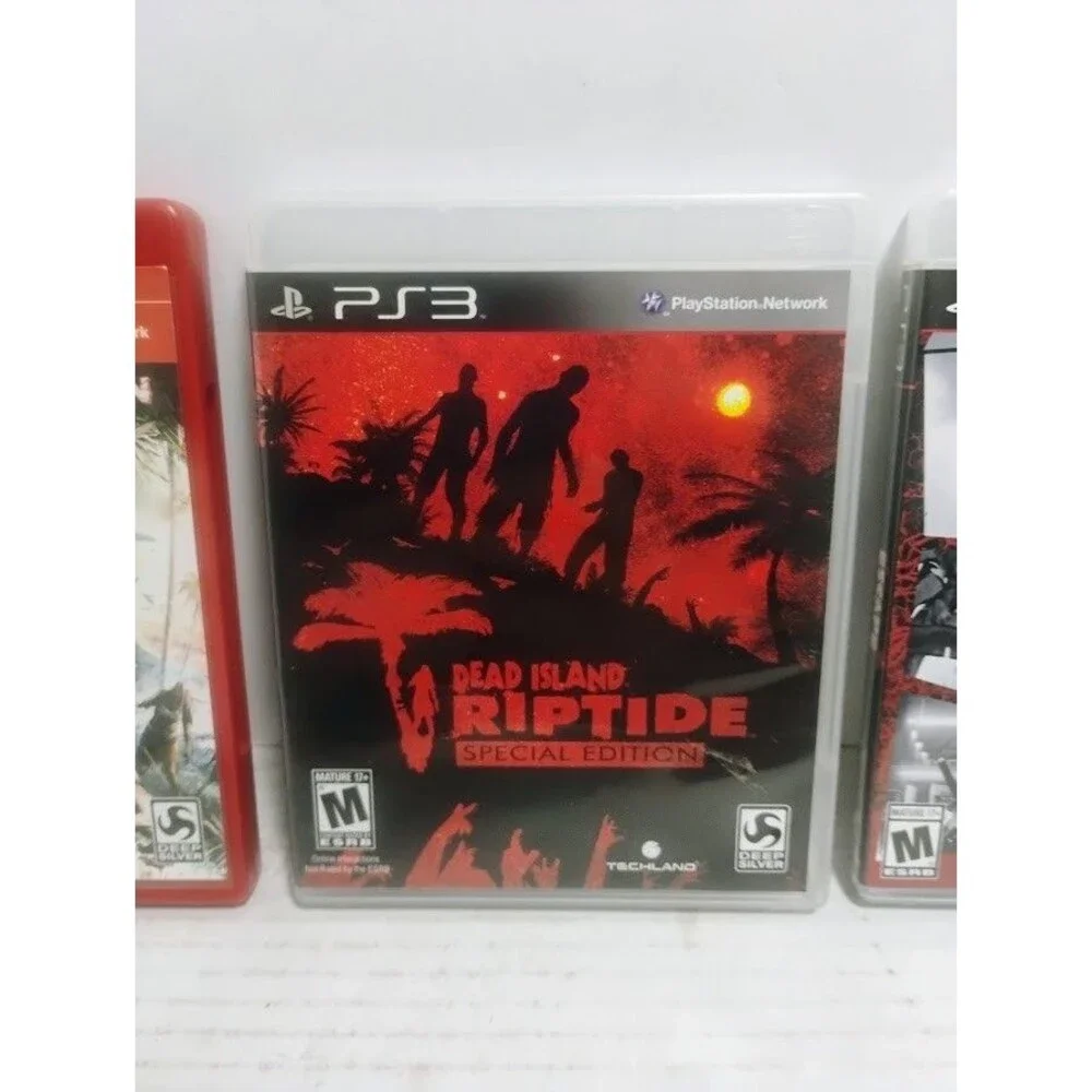 SONY PLAYSTATION 3 PS3 DEAD ISLAND GAME LOT GAME OF THE YEAR ESCAPE & RIPTIDE